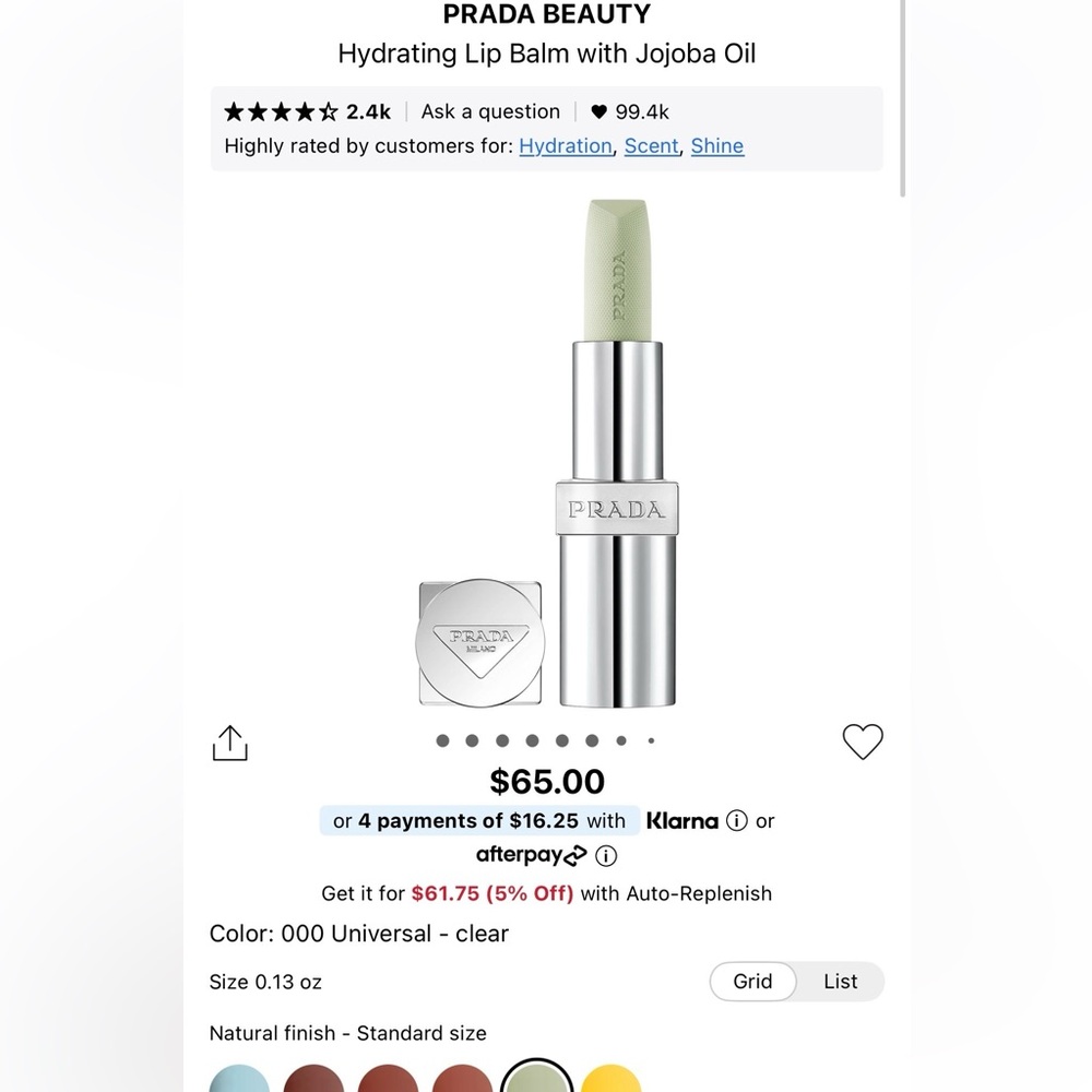 Prada Lip Balm